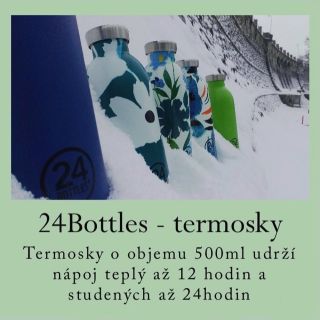 ⚡️moderní termosky ⚡️do každého počasí ☀️❄️ ⚡️se šroubovacím uzávěrem ⚡️jednobarevné nebo vzorované #24bottles #termolahev...